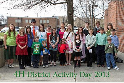 2013 North Central District 4-H Activity Day