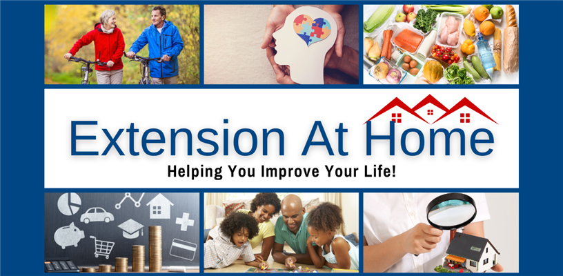 2026 Extension at Home Online Program Schedule: Helping Improve Your Life