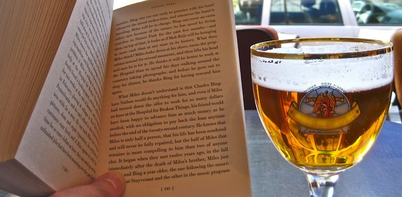Books and Brews book group at Gypsy Road Brewing